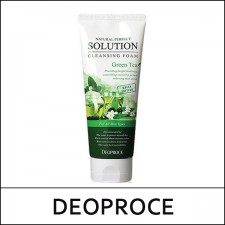 [DEOPROCE] ★ Sale 73% ★ (ov) Natural Perfect Solution Cleansing Foam Green Tea [Green Edition] 170g / 2201(7) / 8,900 won(7)