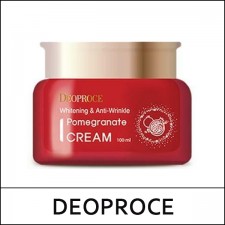 [DEOPROCE] ★ Sale 79% ★ (ov) Whitening and Anti-Wrinkle Pomegranate Cream 100ml / 73(7R)205 / 20,500 won()