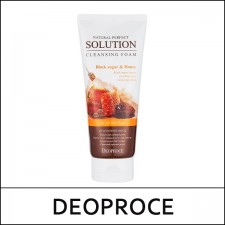 [DEOPROCE] (ov) Natural Perfect Solution Cleansing Foam Black Sugar & Honey 170g / 2215(7) / 2,600 won(R)