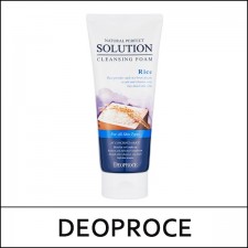 [DEOPROCE] (ov) Natural Perfect Solution Cleansing Foam Rice 170g / 2215(7) / 2,500 won(R) / Sold Out