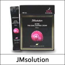 [JMsolution] JM solution ★ Sale 80% ★ (jh) Active Pink Snail Sleeping Cream (4ml*30ea) 1 Pack / Box 40 / 5615(8R) / 38,000 won(8) / Sold Out