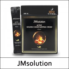 [JMsolution] JM solution ★ Big Sale 87% ★ (jh) Active Golden Caviar Sleeping Cream (4ml*30ea) 1 Pack / EXP 2022.10 / FLEA / 38,000 won(8)