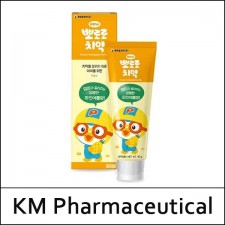 [KM Pharmaceutical] (sg) Pororo Toothpaste for Kids [Pineapple] 90g / (j)+100 / 31(21)15(12) / 1,700 won(R)