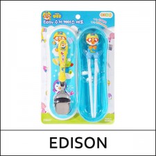 [EDISON] ⓐ Pororo Easy Spoon and Chopstick Case Set / Right Handed / 3y+ / 5415(8) / 5,200 won(R) / 부피무게