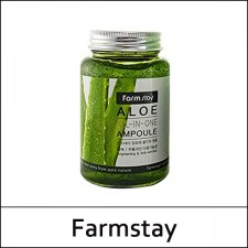 [Farmstay] Farm Stay ⓐ Aloe All in One Ampoule 250ml / ⓢ / Exp 2024.08 / 9499(4) / 1,500 won(R)