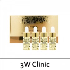 [3W Clinic] 3WClinic ★ Big Sale 85% ★ ⓑ Collagen & Luxury Gold Anti-Wrinkle Ampoule (13ml*4ea) 1 Pack / Exp 24.02 / FLEA /  26,000 won(10)