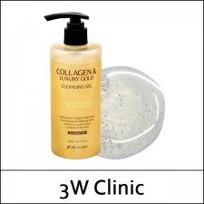 [3W Clinic] 3WClinic ⓑ Collagen & Luxury Gold Cleansing Gel 300ml / 3650(4) / 6,600 won(R) / Sold Out
