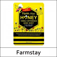 [Farmstay] Farm Stay ⓐ Visible Difference Mask Sheet Honey (23ml*10ea) 1 Pack / 5145(5) / 2,200 won(R)