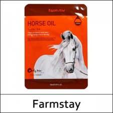 [Farmstay] Farm Stay ⓐ Visible Difference Mask Sheet Horse Oil (23ml*10ea) 1 Pack / 7103(5) / 2,200 won(R)