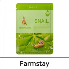 [Farmstay] Farm Stay ⓐ Visible Difference Mask Sheet Snail (23ml*10ea) 1 Pack / 5145(5) / 2,200 won(R)