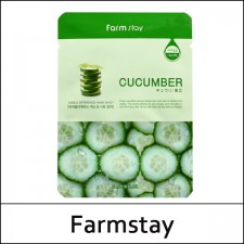 [Farmstay] Farm Stay ⓐ Visible Difference Mask Sheet Cucumber (23ml*10ea) 1 Pack / 5145(5) / 2,200 won(R)