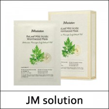 [JMsolution] JM solution ★ Sale 60% ★ ⓙ ReLeaf Mild Acidic Wormwood Mask (30ml*10ea) 1 Pack / 20102(3) / 30,000 won(3)
