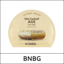[BNBG] ★ Sale 72% ★ ⓙ Vita Cocktail Age Foil Mask (30ml*10ea) 1 Pack / Box 30 / ⓐ 59(68)(4R)28 / 35,000 won(4)