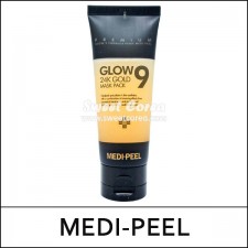 [MEDI-PEEL] Medipeel ★ Sale 75% ★ (ho) Glow 9 24K Gold Mask Pack 100ml / Box 60 / (bo) 27 / 19/78(10R)245 / 36,000 won(10)