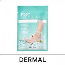 [DERMAL] ★ Sale 57% ★ (sg) Foot Peeling Mask (18g*2ea) 1 Pair / 71(51)50(24) / 5,000 won(24)