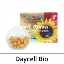 [Daycell Bio] ★ Big Sale ★ (jj) Inner Sun Vita Collagen (550mg*60capsules) 1 Bottle /SOULD OUT / EXP 2023.02 / FLEA / 5201(16)