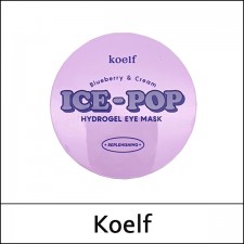 [Koelf] ★ Sale 67% ★ ⓢ Blueberry & Cream Ice Pop Hydrogel Eye Mask (60ea) 84g / Box 18/72 / (js) 56 / 5701(9) / 25,000 won(9)