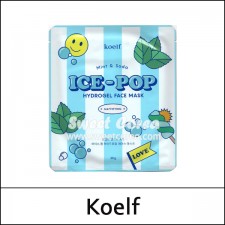 [Koelf] ★ Sale 65% ★ ⓢ Mint & Soda Ice Pop Hydrogel Face Mask (30g*5ea) 1 Pack / 8715(6) / 25,000 won(6)