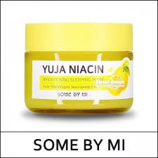 [SOME BY MI] ★ Sale 60% ★ (ho) Yuja Niacin Brightening Sleeping Mask 60g / Box 100 / (jh) 79 / 0199(10) / 25,000 won(10) / 재고
