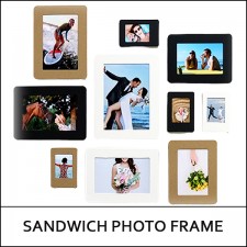 [SANDWICH PHOTO FRAME] SANDWICH PHOTO FRAME 10p Set / # Black / (0.8) / 19,000 won(R) / 재고