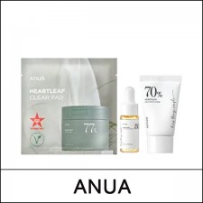 [ANUA] ★ Big Sale ★ Heartleaf Soothing Mini Kit (Pad 2ea + Ampoue 10ml + Lotion 20ml) / EXP 2023.11 / FLEA / 5,000 won(20)