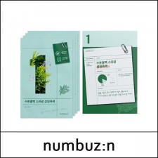 [numbuz:n] numbuzin ★ Big Sale ★ (js) No.1 Dewy Glow Spa Sheet Mask (27g*4ea) 1 Pack / Exp 2024.06 / 수분흠뻑 스파광 삼림욕팩 / Box 80 / 81199(8) / 7,000 won(8)
