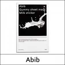 [Abib] ★ Sale 68% ★ (bo) Gummy Sheet Mask Milk Sticker (30ml*10ea) 1 Pack / 밀크 / Box 24 / (jh) / (j) 21(4R)32 / 40,000 won(4)