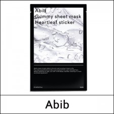 [Abib] ★ Sale 69% ★ (bo) Gummy Sheet Mask Heartleaf Sticker (27ml*10ea) 1 Pack / Box 24 / (jh) 511(401) / (j) 21(4R)305 / 40,000 won(4)