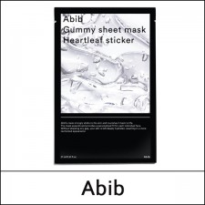[Abib] ★ Sale 68% ★ (bo) Gummy Sheet Mask Heartleaf Sticker (27ml*10ea) 1 Pack / Box 24 / (jh) 511(401) / (j) 21(4R)32 / 40,000 won(4)
