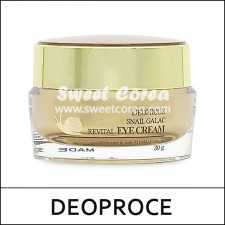 [DEOPROCE] (ov) Snail Galac Revital Eye Cream 30g / 2850(8) / 8,600 won(R)