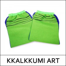[KKALKKUMI ART] Double Sided Scrub Towel (5ea) 1 Pack / Green / ITALY TOWEL / 깔끔이 양면목욕타올 / 24(83)02(10) / 5,000 won(R)