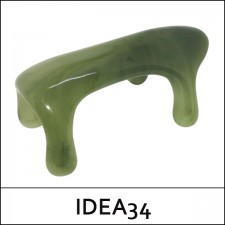 [IDEA34] (tt) Jade-Green Meridian Scraping Turtle-shape Massager 1ea / 옥빛 괄사 거북이 전신 지압봉 / 3204(12)
