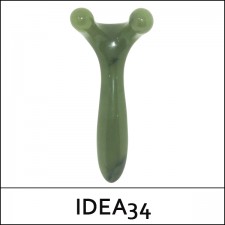 [IDEA34] (tt) Jade-Green Meridian Scraping Y-shape Massager 1ea / 옥빛 괄사 Y지압봉 / 02(91)02(15) / 2,400 won(R)