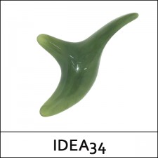 [IDEA34] (tt) Jade-Green Meridian Scraping Triangular Pyramid Massager 1ea / 옥빛 괄사 삼각뿔 지압봉 / 41(31)02(70) / 2,000 won(R)