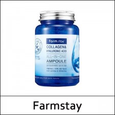 [Farmstay] (a) Collagen & Hyaluronic Acid All in One Ampoule 250ml / Box / 9415(4) / 5,600 won(R)