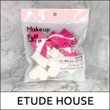 [ETUDE HOUSE][My Beauty Tool] ★ Sale 30% ★ Heart-Shaped Sponge (20ea) 1 Pack  / 3,000 won(15) / 단종