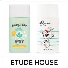 [Etude House] ★ Big Sale 49% ★ (ho) Sunprise Mild Airy Finish 55ml / Sunscreen / (gd) 2501() / 11,000 won(18)