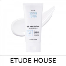 [ETUDE HOUSE] ★ Sale 40% ★ Soonjung Mild Defence Sun Cream 50ml / 진정 방어 선크림 / 5601() / 13,500 won(16) / sold out