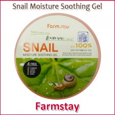 [Farmstay] Farm Stay ⓢ Snail Moisture Soothing Gel 300ml / Exp 2024.06 / Snail mucus extract 100% / 6199(4) / 500 won(R)