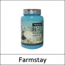 [Farmstay] Farm Stay ⓐ Black Pearl All in One Ampoule 250ml / Exp 2025.02 / 9499(4) / 5,000 won(R)