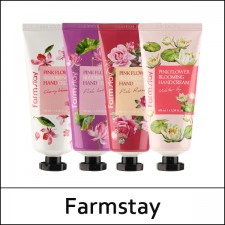 [Farmstay] Farm Stay ⓐ Pink Flower Blooming Hand Cream 100ml / Box / 5802(12) / 1,150 won(R)