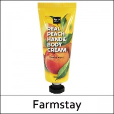 [Farmstay] Farm Stay ⓢ Real Peach Hand and Body Cream 100ml / 0820(12) / sold out