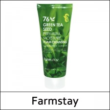 [Farmstay] (a) Green Tea Seed Premium Moisture Foam Cleansing 100ml / 3104(10) / 1,800 won(R)
