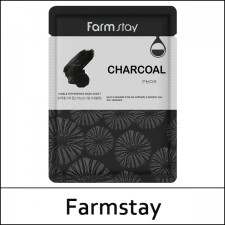 [Farmstay] Farm Stay ⓐ Visible Difference Mask Sheet Charcoal (23ml*10ea) 1 Pack / 7103(5) / 2,100 won(R)