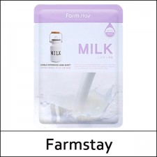 [Farmstay] Farm Stay ⓐ Visible Difference Mask Sheet Milk (23ml * 10ea) 1 Pack / 7103(5) / 2,200 won(R)