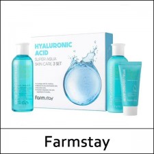 [Farmstay] Farm Stay (a) Hyaluronic Acid Super Aqua Skin Care 3 Set / 81101(1) / 13,000 won(R)