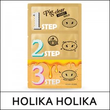 [HOLIKA HOLIKA] ★ Sale 30% ★ Pig Nose Clear Black Head 3-step Kit [Honey Gold] 3g*5ea / 3,000 won(20)