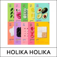 [HOLIKA HOLIKA] ★ Sale 45% ★ (hp) Pure Essence Mask Sheet 20ml*5ea / #Strawberry / (10) / 5,000 won() / 재고