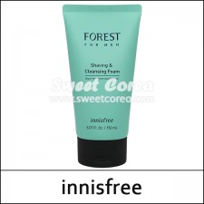 [innisfree] ★ Big Sale 47% ★ (tt) Forest For Men Shaving & Cleansing Foam 150ml / (hpL) / 11,000 won(7) / 0405-09 / 재고만