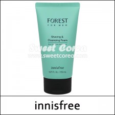 [innisfree] ★ Big Sale 60% ★ (tt) Forest For Men Shaving & Cleansing Foam 150ml / EXP 2025.11 / 99 / 13,000 won(8) / 구형